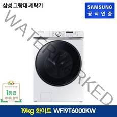 삼성전자 삼성 그랑데 세탁기 19kg (WF19T6000KW), 단일옵션