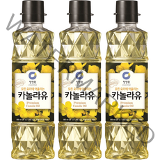 청정원 카놀라유, 900ml, 6개