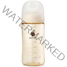 그린핑거 베베그로우 PPSU 젖병+젖꼭지M(3~6개월), 오리지널(크림), 280ml, 1개