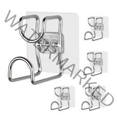 힐로 만능 스테인레스 세면대 접착걸이, 혼합색상, 5개