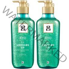 려 청아 딥클렌징 쿨링 샴푸, 2개, 550ml