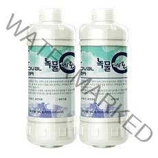 더블유지테크 녹물제로 일반 샤워기용 알뜰형, 2개