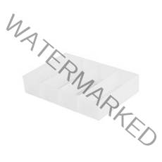 MAME 칸막이 반투명 다용도 정리함 특대형, 흰색 반투명, 1개