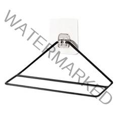 더리빙 욕실화 실내화 정리 걸이, 블랙, 1개