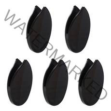 리프월 후크 5pcs/세트 셀프접착식수납대걸이걸이선반, 검은색