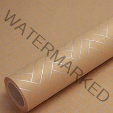 제일포장 헤링본 크라프트종이롤포장지, 은색, 1개