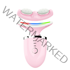 Imagic 브이롤러&갈바닉 2in1 얼굴 목 마사지기, 핑크