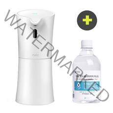 너츠 자동분사 손소독기 NS-01 500ml + 소독액 500ml 세트, NS-01(손소독기)