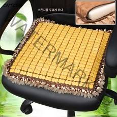 CNTCSM 쿨매트 대나무 매트 여름 사무실 마작 돗자리 매트 여름 두꺼운 컴퓨터 의자 매트, 레이스 골드 스펀지 방석, 40*40cm
