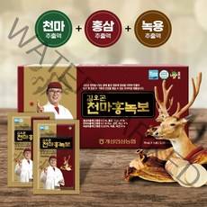 [홈쇼핑 정품] 김오곤 천마홍녹보 천마 녹용홍삼보 6년근 홍삼 엑기스, 4개월(120포) + 침향 20환
