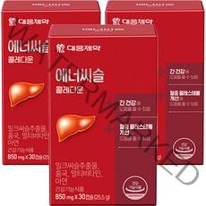 대웅제약 에너씨슬 콜레다운, 30정, 3개