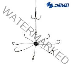 고씨낚시 나비표 참게바늘 게 낚시 꽃게 바늘 게망 그물 채비 2개입, 나비표 참게바늘 2개입