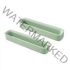 주앤지 디자인 욕실 슬리퍼 걸이 거치대, 그린, 2개