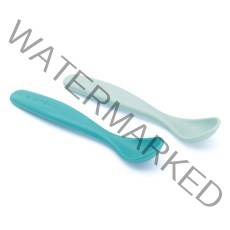 스와비넥스 BOOO 이유식 스푼 2종 세트, 그린, 1세트