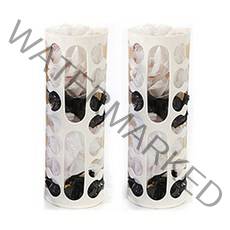 에스씨리빙클럽 멀티 비닐봉투 정리함 화이트, 2개