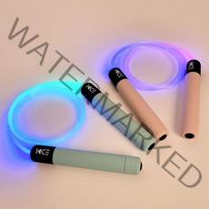 KCE 야광 줄넘기 네오빔 어린이줄넘기 성인 다이어트, 네오빔 블루 배터리포함