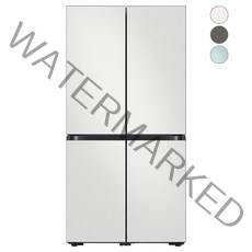 [색상선택형] 삼성전자 비스포크 4도어 프리스탠딩 양문형 냉장고 870L 방문설치, RF85C9101AP