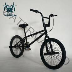 20 인치 BMX 묘기자전거 고급형 성인용 입문용 스턴트, 파란색과 노란색의