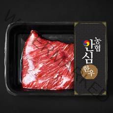농협안심한우 양지 덩어리 2등급 국거리 수육 장조림용 (냉장), 300g, 1팩