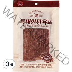 코주부 특대한판 육포, 65g, 3개