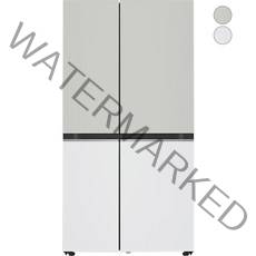 [색상선택형] LG전자 디오스 오브제컬렉션 양문형냉장고 S834AAA12 메탈 방문설치, S834MGW12