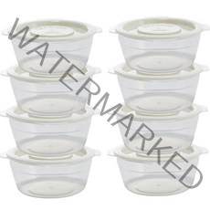 이지앤프리 냉동 국 보관용기 아이보리 650ml, 8개, 단품