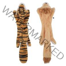 딩동펫 반려동물 포실인형 2종 세트, 호랑이, 사자, 1세트