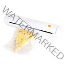 [쿠팡수입] 키체라 컴팩트 진공포장기 화이트 KIC-VS01 + 진공팩 17x25cm 5매 + 25x30cm 5매