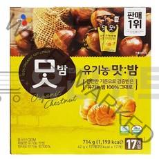 맛밤 유기농, 42g, 17개