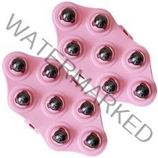 오피르 자석 마사지볼, 핑크, 2개