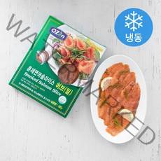 오젠 훈제 연어 슬라이스 허브딜 (냉동), 180g, 1개