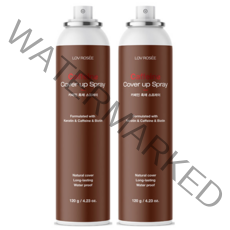 로브로제 카페인 흑채 스프레이 120g, 자연갈색, 2개