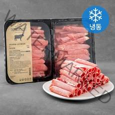파머스컷 호주산 샤브샤브용 소고기 (냉동), 500g, 2개