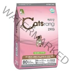 캐츠랑 키튼 고양이 건식사료, 닭, 2kg, 1개