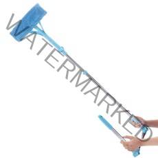 영그린 3단 유리 청소 밀대 블루, 1개