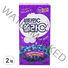 고려은단 쏠라C정 블루베리맛 비타민C 160g, 80정, 2개