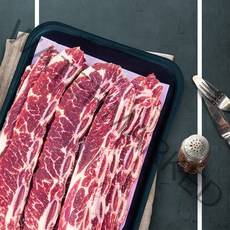 호주산 LA갈비 1kg 호주청정우 호주산갈비 수입소고기 소갈비 소고기, 1개