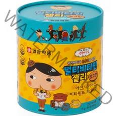 엉덩이탐정 일양약품 멀티 비타민 젤리 망고맛 60p, 60정, 1개