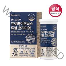 리튠 프로바이오틱스 듀얼 프리미엄, 500mg x 30캡슐, 1개, 30캡슐