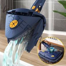 삼각대 걸레 극세사 대걸레 가정용 대걸레 360도 회전 노터치 밀대걸레+블루 타입 삼각 대걸레 천 2매 1 블루 타입 삼각 대걸레 천 2매, 2개