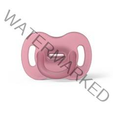 스와비넥스 모유촉감 올실리콘 일자형 쪽쪽이, 1단계(0~6개월), 핑크, 1개