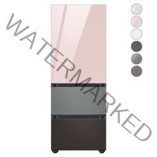 [색상선택형] 삼성전자 비스포크 김치플러스 냉장고 방문설치, 새틴 그레이