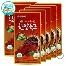 국내산 쇠고기 한양육포 한양식품 아이들 간식 맥주 안주거리 한우, 7개, 25G