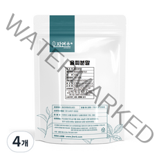 자연초 율피분말, 300g, 4개