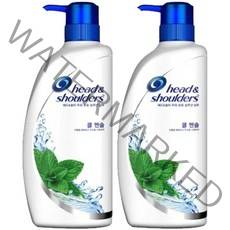 헤드앤숄더 쿨 멘솔 샴푸, 850ml, 2개