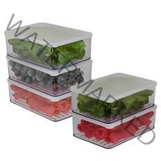 실리쿡 냉장고정리용기 시스루 깊은2호, 1개, 5개