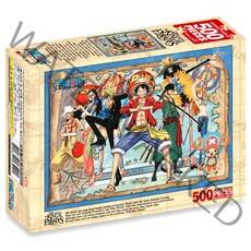 원피스 출동준비 직소퍼즐, 500피스, 혼합 색상