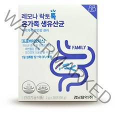 경남제약 레모나 락토톡 온가족 생유산균 30포, 60g, 1개