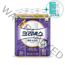 코스트코 크리넥스 데코앤소프트 3겹 40M X 30롤 천연펄프 [에어캡포장] + 더메이런 손소독제