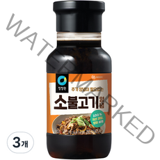 대상 청정원 소불고기 양념 소스, 280g, 3개